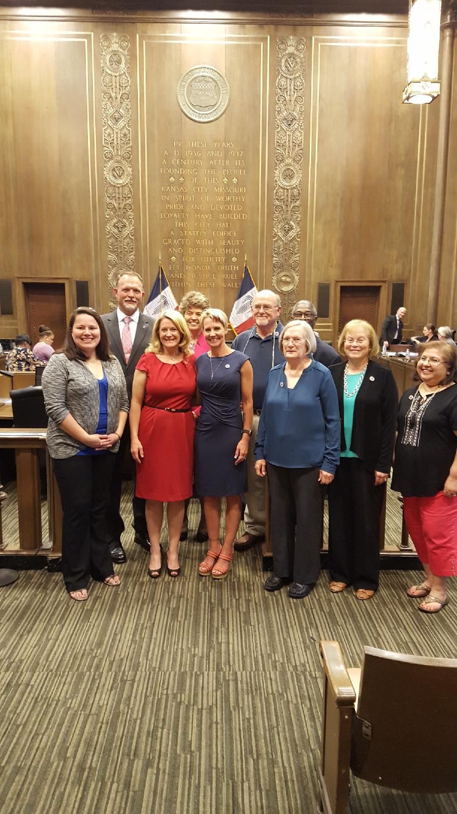 Councilwoman Heather Hall and Caregivers